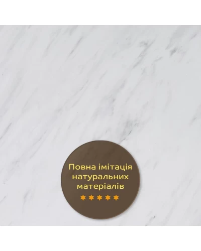 Декоративная ПВХ плита белый мрамор 600*600*3mm (S) SW-00001620