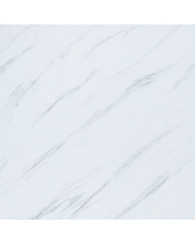 Декоративная ПВХ плита греческий белый мрамор 600*600*3mm (S) SW-00001623