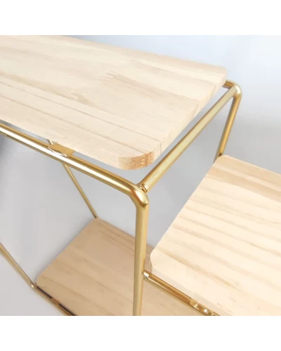 Полка настенная шестиугольник XL 480*420*120мм  (D) SW-00001638