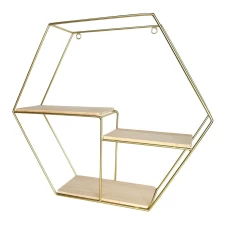 Полка настенная шестиугольник XL 480*420*120мм  (D) SW-00001638