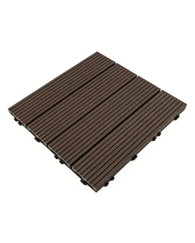 Композитна плитка WPC венге 30*30CM*2СM (D) SW-00001709