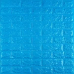3D панель самоклеющаяся кирпич Синий 700x770x7мм (003-7) SW-00000060
