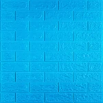3D панель самоклеюча цегла Синій 700х770х5мм (003-5) SW-00000154