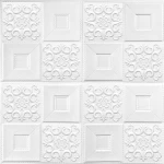Самоклеющаяся декоративная потолочно-стеновая 3D панель фигуры 700x700x5мм (114) SW-00000006