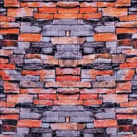 Декоративная 3D панель самоклейка под кирпич Екатеринославский песчаник 700x770x3мм (045-3) SW-00000692