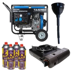 Дизельный генератор TAGRED TA4100D + газова плитка Orcamp CK-505 + 4 газових картриджа 400 мл