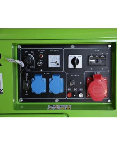 Дизельный генератор Zipper ZI-STE7500DSH + газовая плитка Orcamp CK-505 + 4 газовых картриджа 400 мл