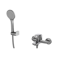 Смеситель для ванны с коротким изливом KOER KB-40008-01 (Цвет хром) (KR3472)