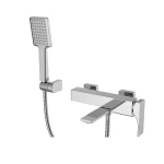Смеситель для ванны с коротким изливом KOER KB-41010-01 (Цвет хром) (KR3484)