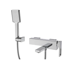 Смеситель для ванны с коротким изливом KOER KB-41009-01 (Цвет хром) (KR3502)