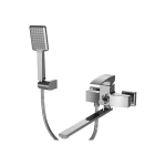 Смеситель для ванны с длинным изливом KOER KB-42007-01 (Цвет хром) (KR3456)