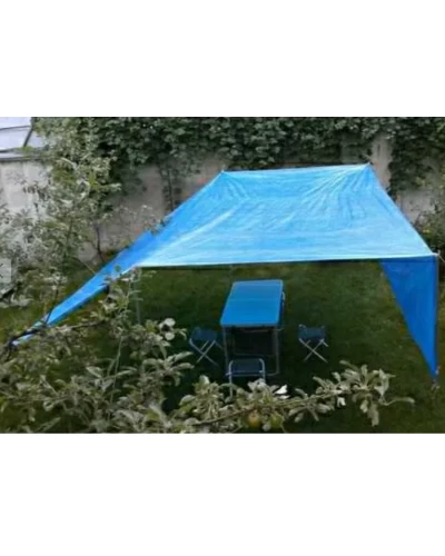 Тент 60г/м2  8х10м "Blue" тенты от дождя и солнца