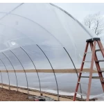 Пленка 100 мкм 6х50 м. полиэтиленовая  прозрачная UV stab пленка для парников