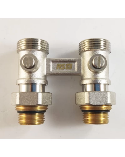 Вузол для нижнього підключення радіатора RS-k 1/2"*3/4" прямий