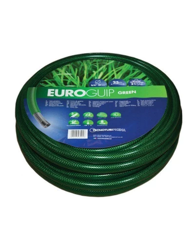 Шланг садовый Tecnotubi Euro Guip Green для полива диаметр 1/2 дюйма, длина 20 м (EGG 1/2 20)