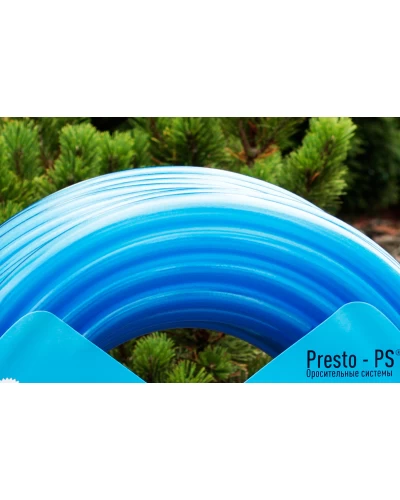 Шланг поливальний Presto-PS силікон садовий Caramel (синій) діаметр 1/2 дюйма, довжина 50 м (CAR B-1/2 50)