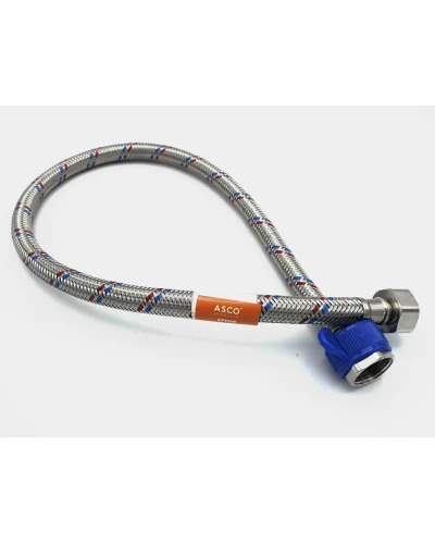 Шланг ASCO armatura EPDM в металлической оплетке 1/2" ВВ 0.5 м