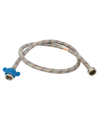Шланг ASCO armatura EPDM в металлической оплетке 1/2" ВВ 1.5 м