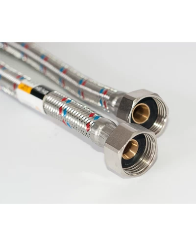 Шланг ASCO armatura EPDM в металлической оплетке 1/2" ВВ 2 м
