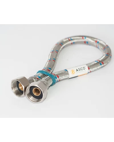 Шланг ASCO armatura EPDM в металлической оплетке 1/2" ВВ 2 м