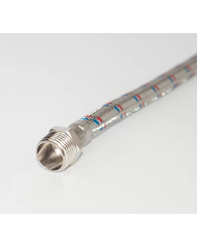 Шланг ASCO armatura EPDM в металлической оплетке 1/2" ЗВ 0.4м
