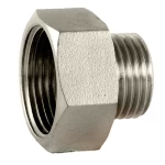 Переходник латунный никель/профи 1/2"В х 3/8"С 10/560