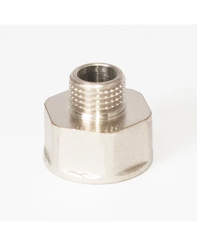 Переходник латунный никель/профи 1/2"В х 3/8"С 10/560