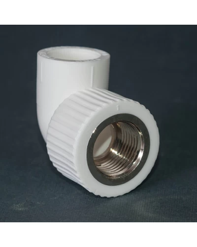 Кутник PPR Tebo внутрішній Ø32 х 1/2"В білий