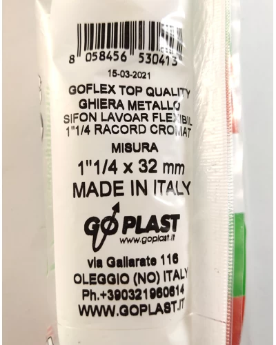 Гофрированная трубка 5/4х32" гайка 11/4" 1000 CR 0003 Go Plast