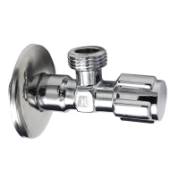 Кран вент.угловой для подк.сант. изделий 1/2"х1/2" RS-k 2/100