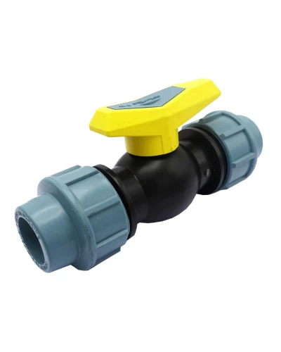 Кран шаровой зажимной D20 ЗЗ 20х20 PP 1/120