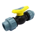 Кран шаровой зажимной D25 ЗЗ 25х25 PP 1/80