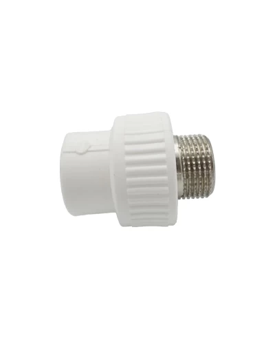 Муфта комбинированная с наружной резьбой Ø.25x3/4" белый цвет (20/120шт) ASCO®