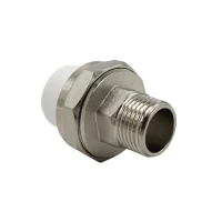 Разборное соединение (американка) наружн. резьб.Ø.20x1/2" белый цвет (30/180шт) ASCO®