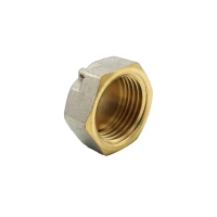 Заглушка 1/2" В никель. с проточкой ASCO 1/400