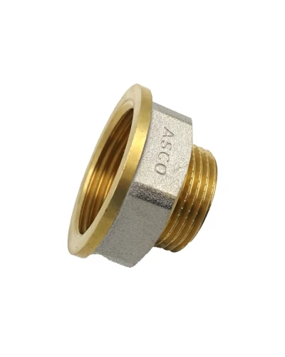 Перехідник 1"*3/4" ВЗ нікель. з проточкою ASCO 1/120