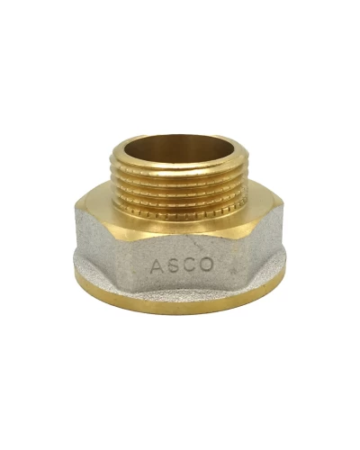 Перехідник 1"*3/4" ВЗ нікель. з проточкою ASCO 1/120