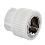 Муфта PPR Tebo внутренняя Ø20 х 1/2"В белa