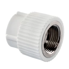 Муфта PPR Tebo внутренняя Ø20 х 1/2"В белa