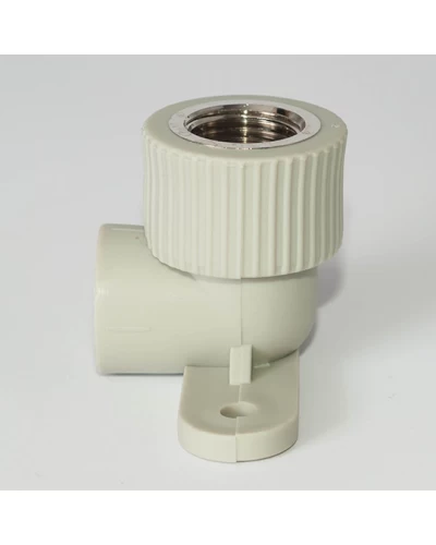 Угольник PPR Tebo настенный Ø20 х 1/2"В серый