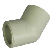Угольник PPR Tebo Ø50 х 45* серый