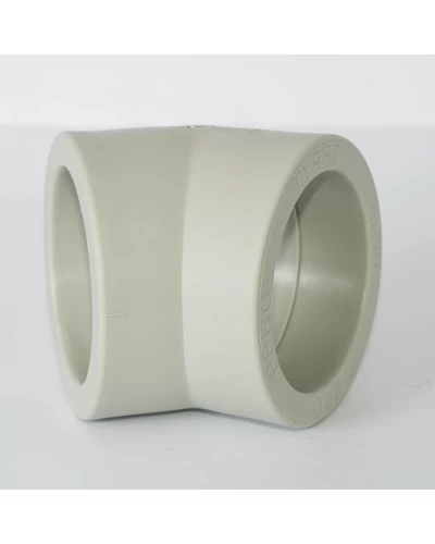 Кутник PPR Tebo Ø32 х 45* сірий