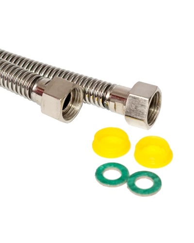 Шланг ASCO armatura нерж.гофрированный для газа 1/2" 0,4 м ВВ
