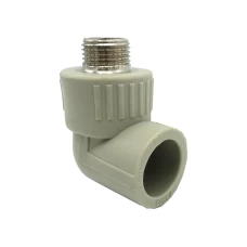 Угольник комбинированный с наружной резьбой Ø.25x1/2" серый цвет (20/120шт) ASCO®