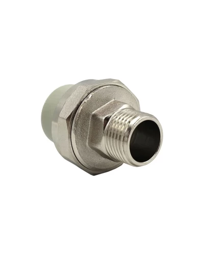 Разборное соединение (американка) внеш. Ø.20x1/2" серый цвет (30/180шт) ASCO®