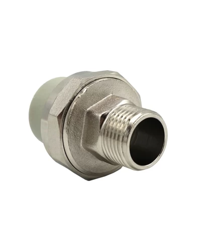 Разборное соединение (американка) внеш. Ø.20x1/2" серый цвет (30/180шт) ASCO®