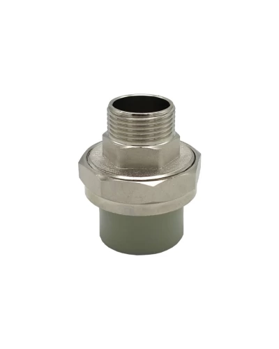 Разборное соединение (американка) внеш. Ø.20x1/2" серый цвет (30/180шт) ASCO®