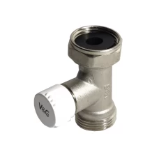 Узел для радиатора V&G одинарный прямой с вент. затвором 3/4"X 3/4" евроконус 48шт