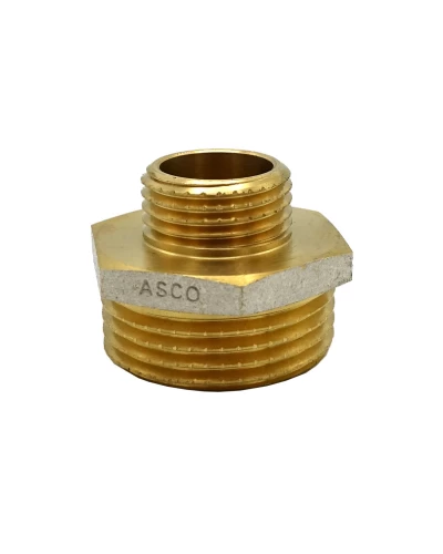 Ниппель 1"*1/2" ЗЗ никель. с проточкой ASCO 1/100