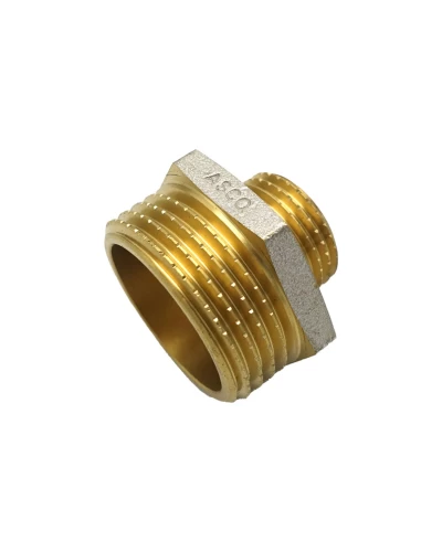 Ниппель 1"*3/4" ЗЗ никель. с проточкой ASCO 1/80